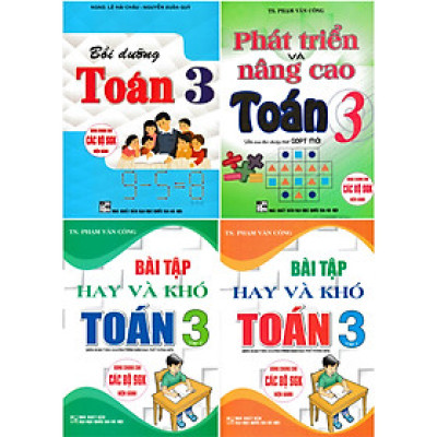 SÁCH - Combo Sách Bồi Dưỡng Học Sinh Giỏi Toán Lớp 3 (Bộ 4 Cuốn)