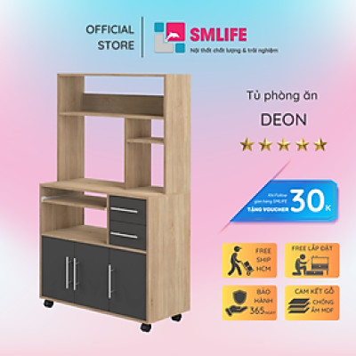 Tủ phòng ăn bằng gỗ phong cách hiện đại SMLIFE Deon