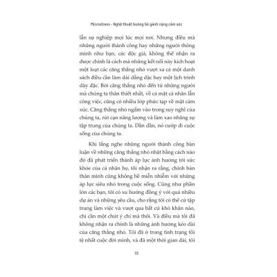 Microstress - Nghệ Thuật Buông Bỏ Gánh Nặng Cảm Xúc