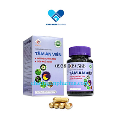 Viên uống dưỡng tâm an thần Tâm An Viên Domesco - Giúp ngủ ngon