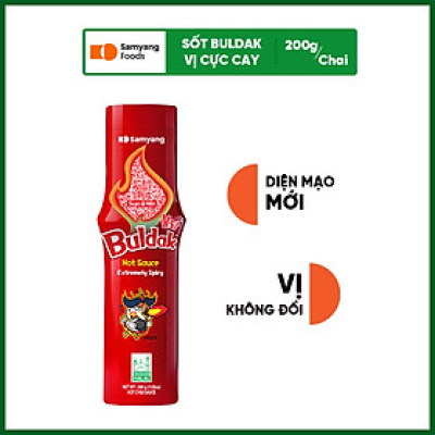 Sốt Chấm Samyang Vị Cực Cay x2 Spicy (200g/chai)