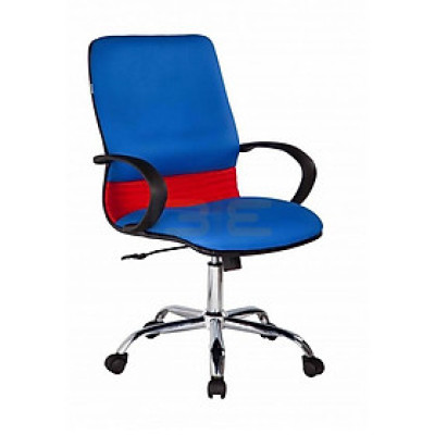 Ghế Trưởng Phòng Khung Đúc Chân Thép Mạ IBIE IB314 - Xanh