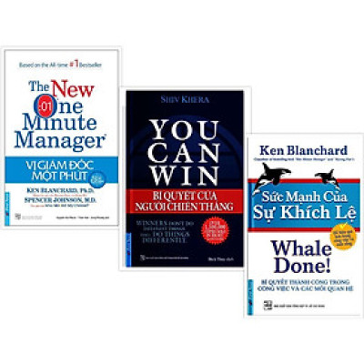 Combo Vị Giám Đốc Một Phút + You Can Win Bí Quyết Của Người Chiến Thắng + Sức Mạnh Của Sự Khích Lệ - Bản Quyền