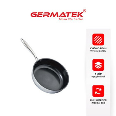 Chảo Inox cao cấp nguyên khối Harmonie GE-0316/17/18 Size 24, 26, 28cm