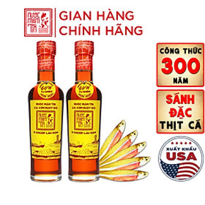 (Combo 02 chai) Nước Mắm Tĩn Cá Cơm Ruột Đỏ Độ Đạm 60N Tự Nhiên Chai Thuỷ Tinh 250ml Nước Mắm Rin Nguyên Chất Truyền Thống Sạch Nước Mắm Nhỉ Từ Thùng Lều Gỗ Cốt Nhĩ Đặc Biệt Cá Cơm Vàng Ruột Đỏ Muối Tinh Khiết, Sánh Đặc Thịt Cá, Không Chất Bảo Quản