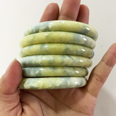 Vòng tay ngọc cẩm thạch nhiều size nhiều màu