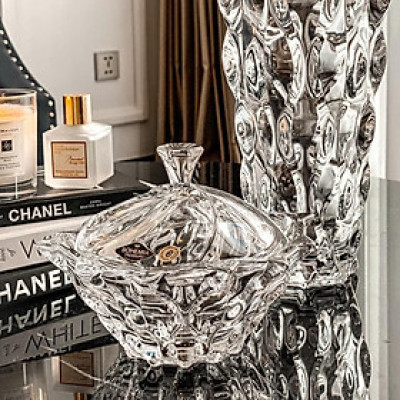 Thố pha lê Bohemia Samba 21cm Hàng chính hãng