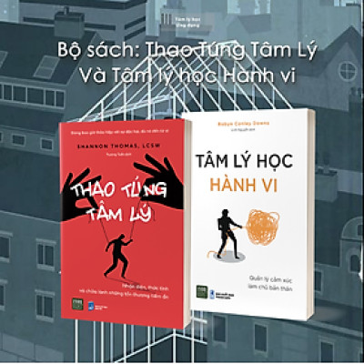 Combo Sách Thao Túng Tâm Lý+ Tâm Lý Học Hành Vi
