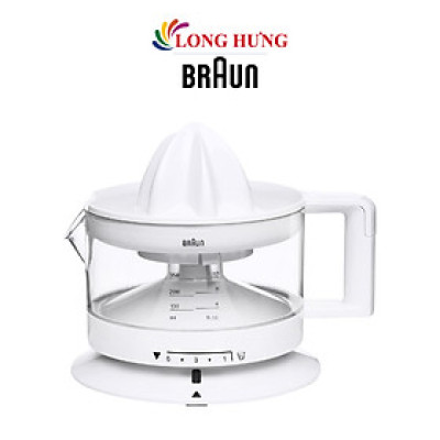 Máy vắt cam Braun CJ3000WH - Hàng chính hãng