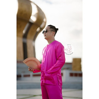 BIGSIZE Bộ bà ba phi bóng hồng cánh sen - Có bộ bà ba Bigsize- may sỉ bà ba toàn quốc - May bộ bà ba theo yêu cầu