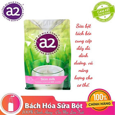 Sữa Bột Tách Béo A2 Skim Milk - Gói 1kg