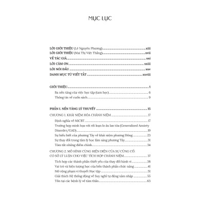 Trị liệu Nhận Thức Hành Vi Tích Hợp Chánh Niệm: Nguyên tắc và thực hành