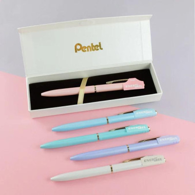 Bút ký cao cấp Pentel Bl2007 ngòi 0.7mm mực xanh thiết kế thanh lịch