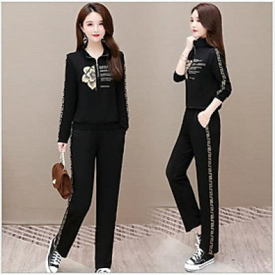 SET BỘ THỜI TRANG PHỐI HỌA TIẾT HOA MAI TAY DÀI