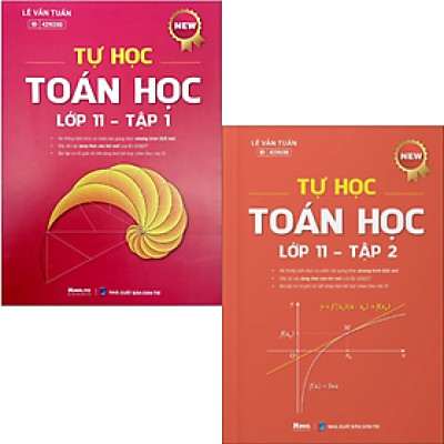 Sách - Combo Tự học Toán học Lớp 11 - Tập 1 + 2 (Moon)