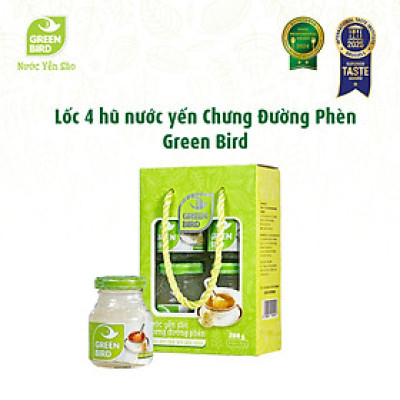 Nước Yến Chưng Đường Phèn Green Bird Thanh Mát Dễ Uống Hũ 72g