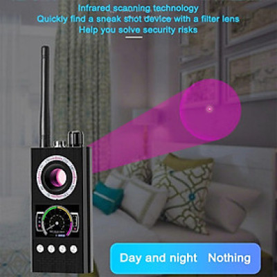 ROGTZ - Máy dò Camera ẩn Máy ghi âm GPS Tín hiệu di động Tín hiệu vô tuyến K68 Detector Pin Lithium 1200mAh Thời gian sử dụng 8-10 tiếng Sạc nhanh Kích thước siêu nhỏ Khu vực dò rộng Văn phòng Khách sạn Nhà ở Oto Hàng Chính Hãng