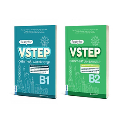 Combo 2 Cuốn Ready For VSTEP - Chiến Thuật Làm Bài VSTEP B1,B2
