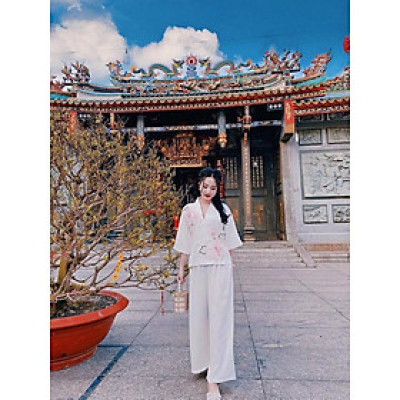 ĐỒ LAM ĐI CHÙA Mẫu Con Bướm Và Cá Ngọc