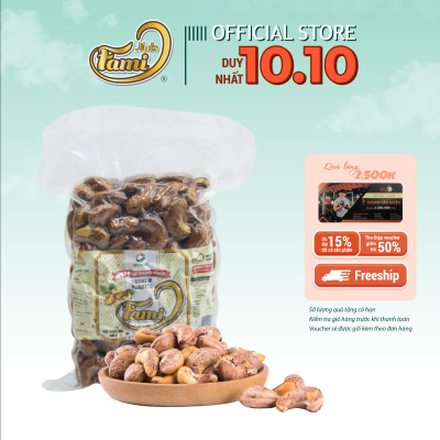 Hạt Điều Rang Muối Vỏ Lụa Fami (500g)