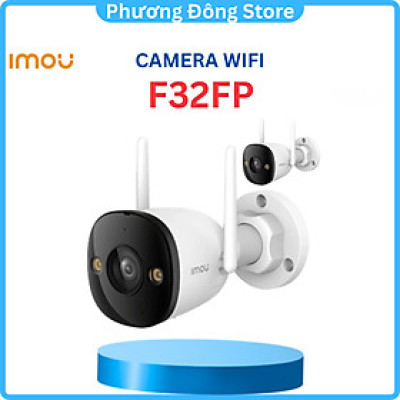 Camera Wifi ngoài trời IMOU IPC-F32FP 3MP, Hồng ngoại 30m, tích hợp mic, đèn báo, chống nước IP67 - Hàng chính hãng