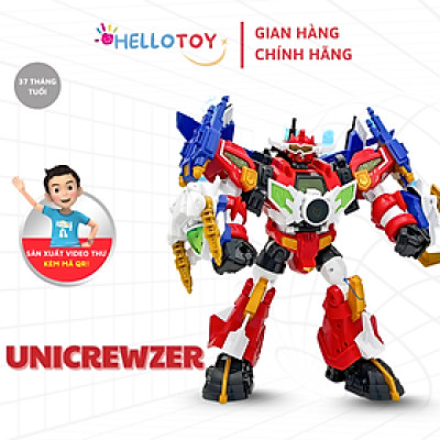 Đồ chơi Robot Little Unicrewzer - Hello Carbot HC-F-006SD cho trẻ em trên 37 tháng tuổi chất liệu nhựa PVC an toàn