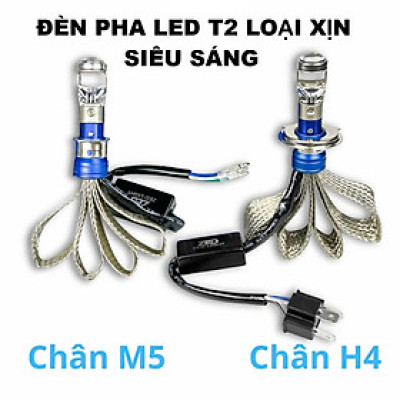 Đèn Bi LED T2 Siêu Sáng Cho Xe Máy Ô Tô – Chiếu Xa Rõ Nét, Tiết Kiệm Điện, Dễ Lắp Đặt