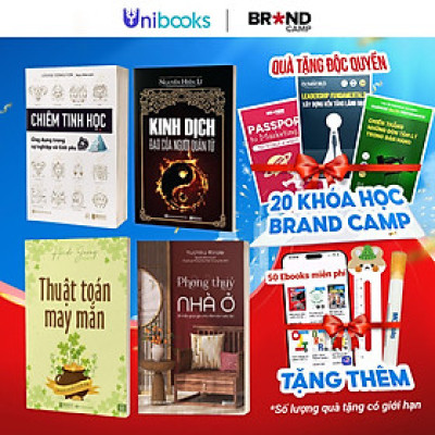 Sách - Combo Sách Kinh Dịch: Đạo Của Người Quân Tử, Phong Thủy Nhà Ở, Chiêm Tinh Học Và Thuật Toán May Mắn - Bizbooks