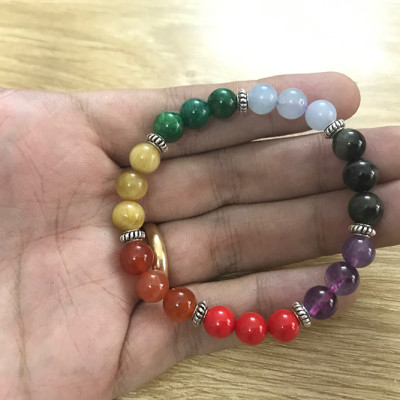 Vòng Đá 7 Chakras Ngọc Quý Gemstones VPT057