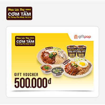 Giftpop e-Voucher - Phiếu Quà Tặng Phúc Lộc Thọ 500K