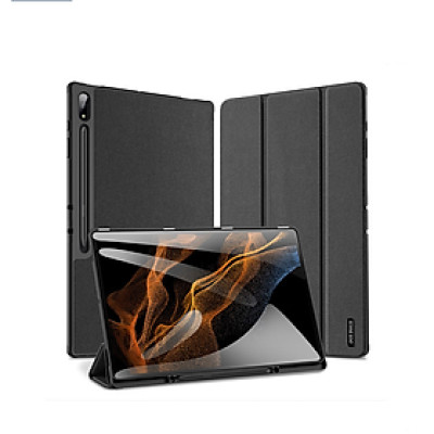 Bao Da Cho Samsung Galaxy Tab S10 FE , S10 FE Plus Chính Hãng Dux Ducis Domo Có Khay Đựng Bút Tiện Lợi- Hàng nhập khẩu 