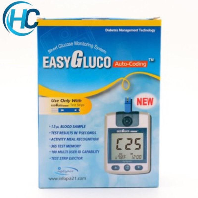 Hộp 50 que thử dùng cho máy đường huyết Easy Gluco Hàn Quốc (No code)