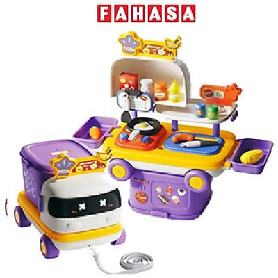 Đồ Chơi Xe Nhà Bếp Lưu Động - Play House Master Chef - Toys&Joys HY-27 (30 Chi Tiết)