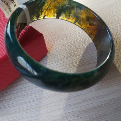 Vòng huyết ngọc thủy tảo, size 54mm