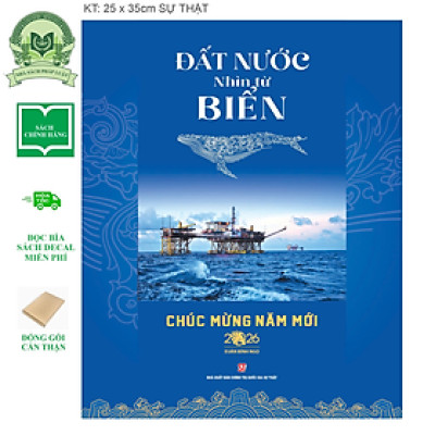 Lịch Blốc 2026 (Siêu Đại 25x35cm)- Đất nước nhìn từ biển