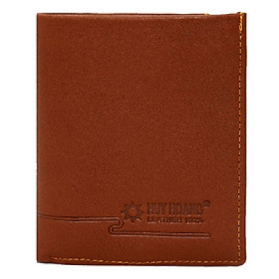 Bóp nam da bò sọc ngang kiểu đứng màu da, đen, nâu HT2138-39-40