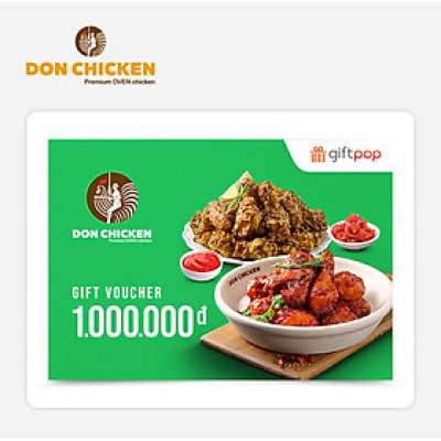 Giftpop - Phiếu Quà Tặng Don Chicken 1000K