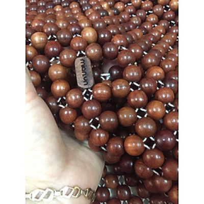 Chiếu Hạt Gỗ Hương Đỏ Cao Cấp - Kích Thước 1,2mx1,9m hạt 1.2cm ( video , hình thật )