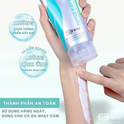 Kem Body Benew Peptide ban ngày dưỡng trắng, chống nắng, nâng tone, nâng cơ da - BENEW Peptide Premium Whitening & Lifting Body Lotion 200ml
