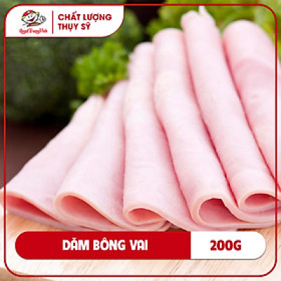 Dăm bông vai cắt lát/Superior square ham (Sliced)200GR/PE