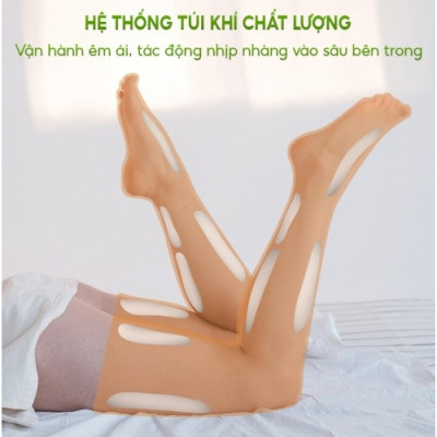 Máy Nén Ép Trị Liệu Suy Giãn Tĩnh Mạch Chân Nikio NK-287 - Massage Chân Bằng Công Nghệ Túi Khí Tân Tiến Với Áp Suất 50 Kpa - Tích Hợp Nhiệt Sưởi Ấm Đầu Gối - Tăng Tuần Hoàn Máu, Hỗ Trợ Cải Thiện Suy Giãn Tĩnh Mạch Và Đau Nhức Chân