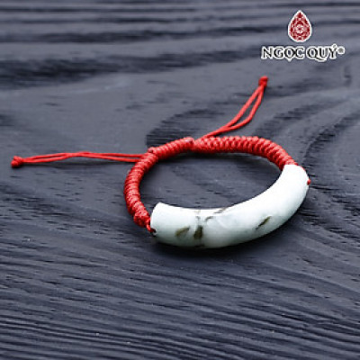 Vòng cẩm thạch thắt dây đỏ mệnh hỏa, mộc - Ngọc Quý Gemstones