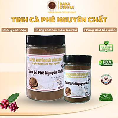 Tinh Cà Phê Nguyên Chất Baka Coffee - Hộp 100g