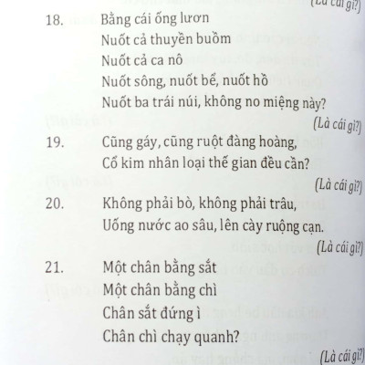 Câu Đố Tuổi Học Trò