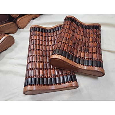 Gối Công Thái Học - Gối Hạt Gỗ Trắc Miếng ( video , hình thật )