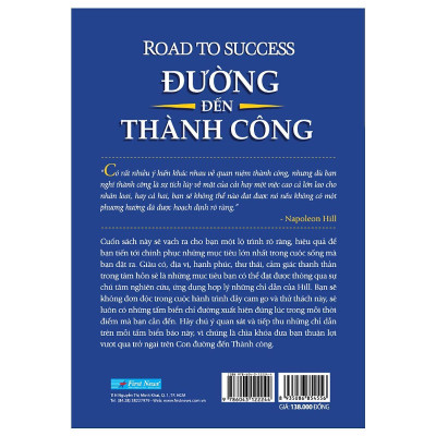 Sách - Đường Đến Thành Công - Napoleon Hill
