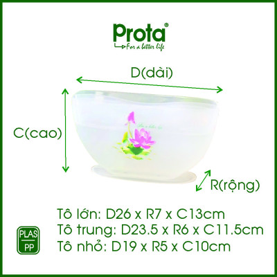 Tô Nhúng Bánh Tráng 3 Ngăn Loại Lớn Prota