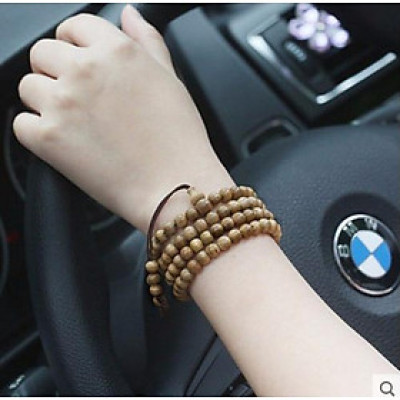 VÒNG TAY TRẦM HƯƠNG 108 HẠT-MAY MẮN TÀI LỘC