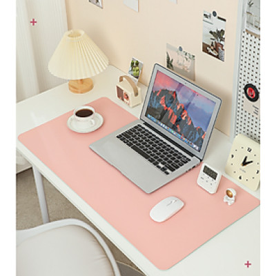 Deskpad da tấm di chuột miếng lót chuột khổ lớn, thảm da trải bàn làm việc 60x30cm - Hàng chính hãng