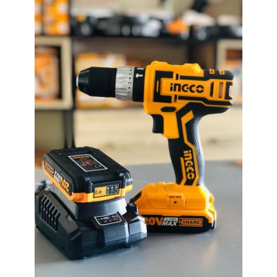 MÁY KHOAN BÚA DÙNG PIN 20V 10MM INGCO CIDLI2002 - HÀNG CHÍNH HÃNG